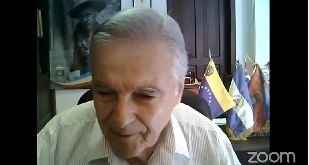 El Embajador de Venezuela en Nicaragua, José Francisco Arrué De Pablo estuvo presente en la videoconferencia