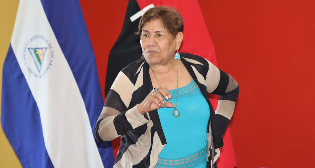 Doctora Jilma Romero Arrechavala, directora de Extensión Universitaria de la UNAN-Managua y coordinadora de la Comisión del Extensión CNU