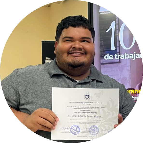 Jorge Suárez, un joven que busca servir a su patria con amor y calidad profesional