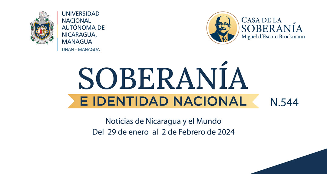 Boletín Informativo No. 544, Soberanía e Identidad