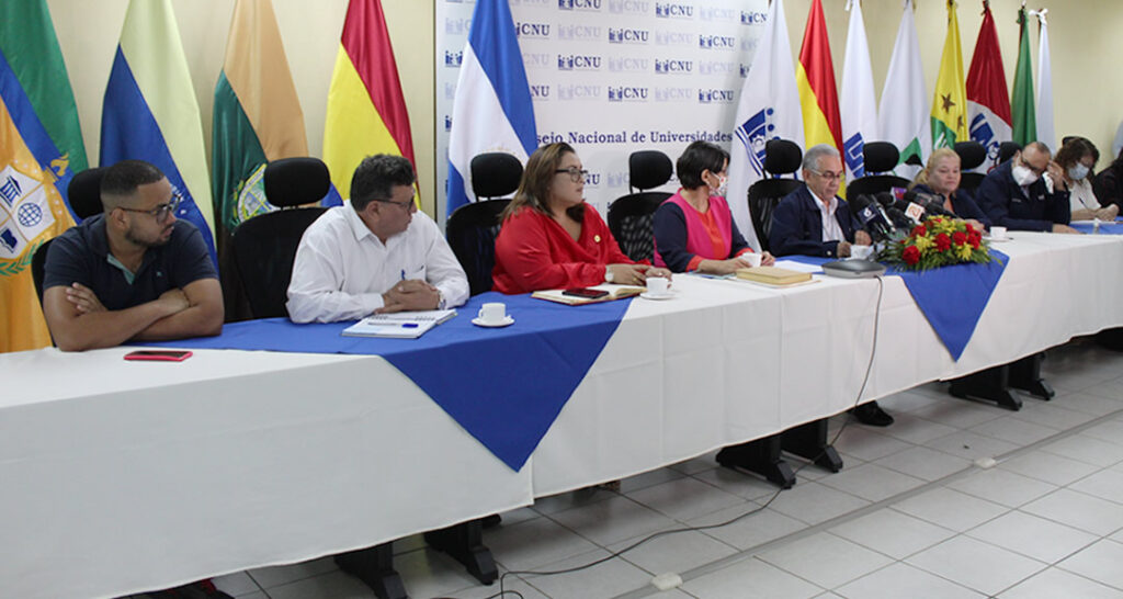UNAN-Managua informa en conferencia de prensa agenda de actividades de esta semana