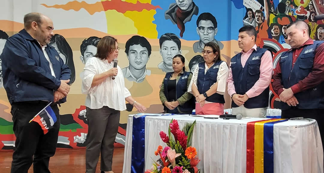 Candidatos a rectora y vicerrector general de la UNAN- Managua inscriben su fórmula