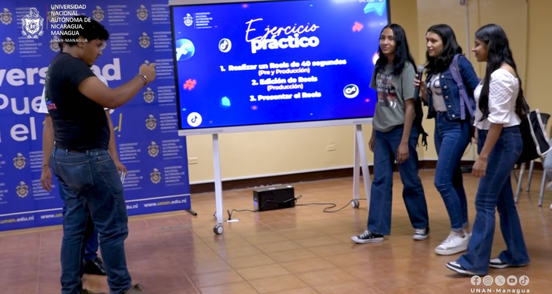 Estudiantes se apropian de herramientas para la creación de contenidos audiovisuales