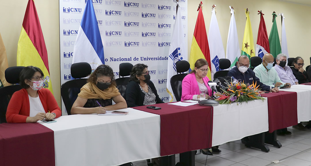 UNAN-Managua informa en conferencia de prensa acerca de sus actividades de esta semana