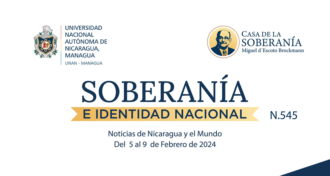 Boletín Informativo No. 545, Soberanía e Identidad