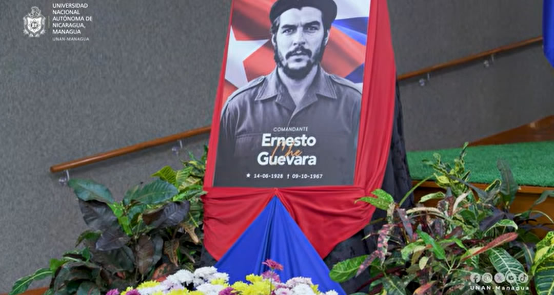 Militancia Sandinista honra la memoria del Comandante Ernesto «Che» Guevara