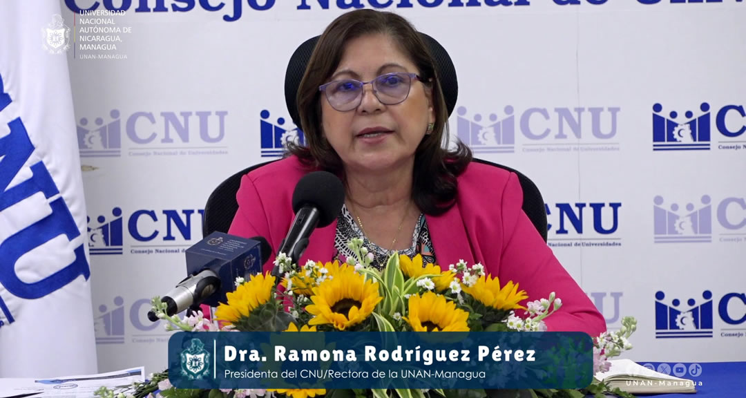 Conferencia de prensa del Consejo Nacional de Universidades