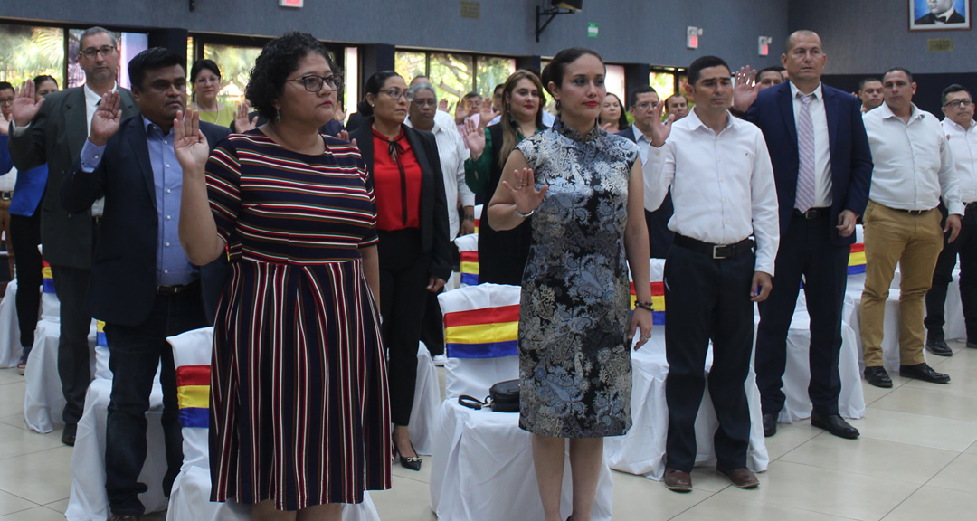 Directores de Departamentos Docentes de la UNAN-Managua toman posesión de sus cargos