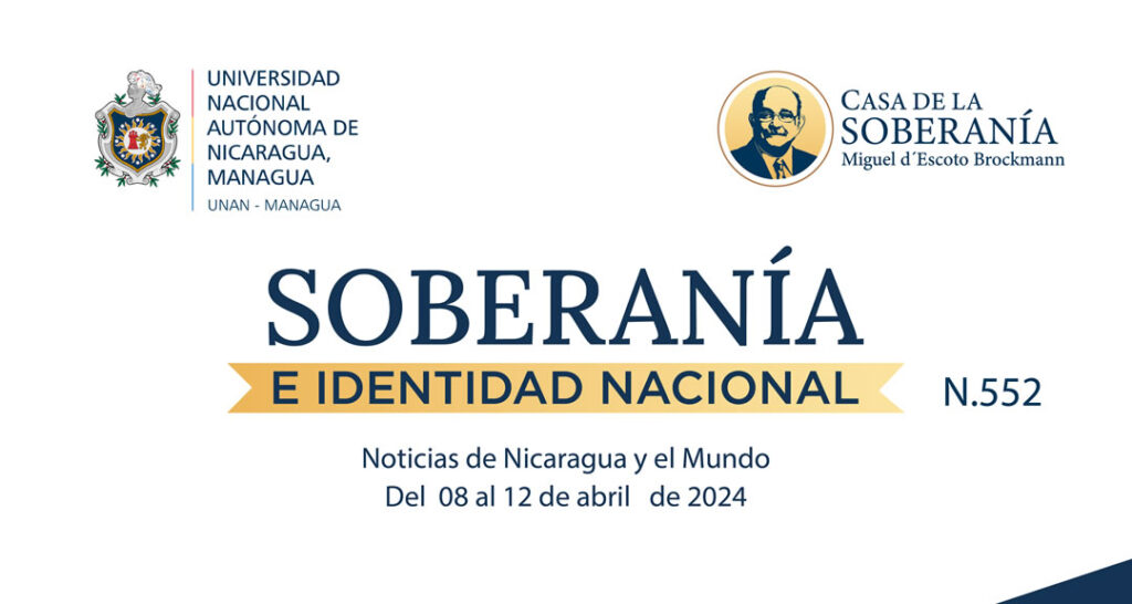 Boletín Informativo No. 552, Soberanía e Identidad