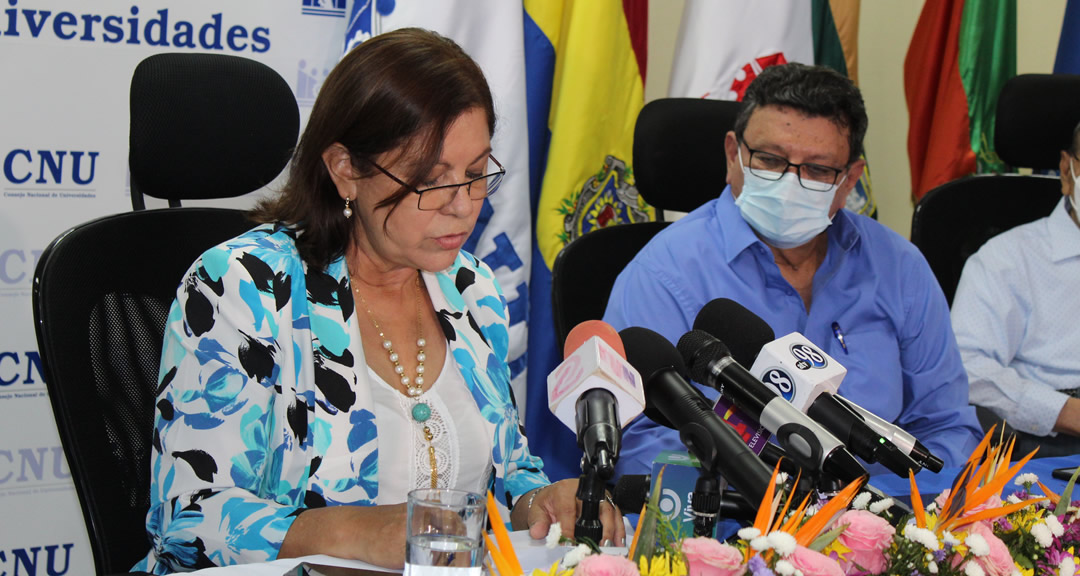 UNAN-Managua da a conocer agenda de actividades en conferencia de prensa del CNU
