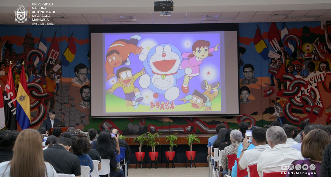 Expresiones de la cultura del Japón son presentadas en conferencia magistral en la UNAN-Managua