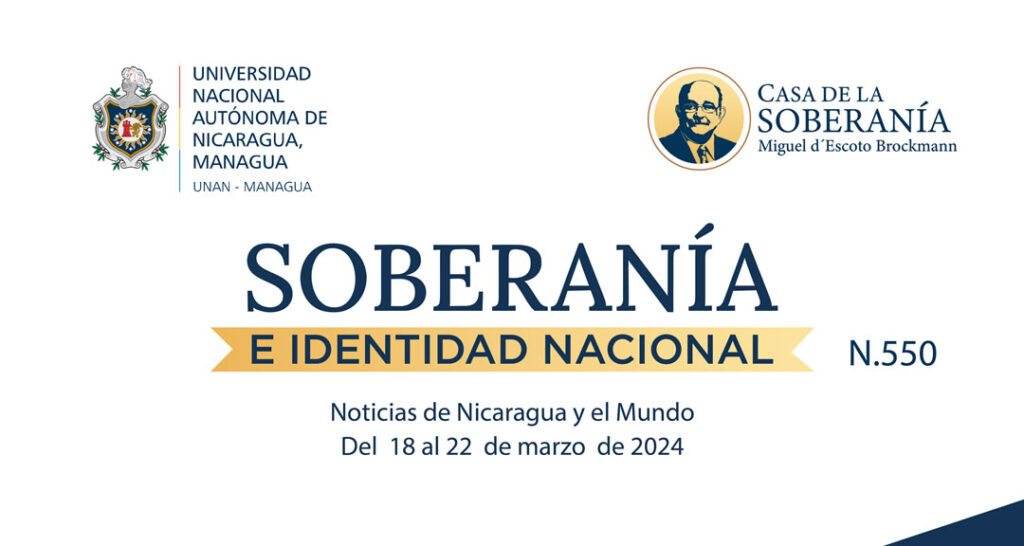 Boletín Informativo No. 550, Soberanía e Identidad