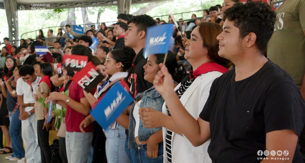 Jóvenes universitarios son protagonistas del Encuentro Orgullo Sandinista