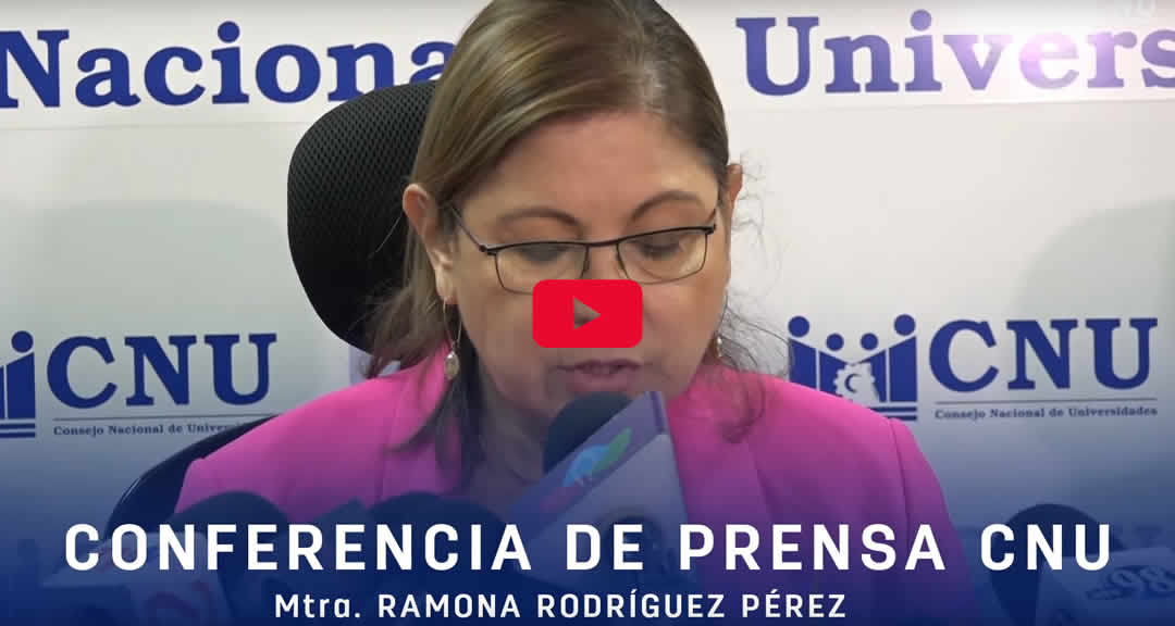 Consejo Nacional de Universidades (CNU) presenta su agenda semanal al pueblo nicaragüense