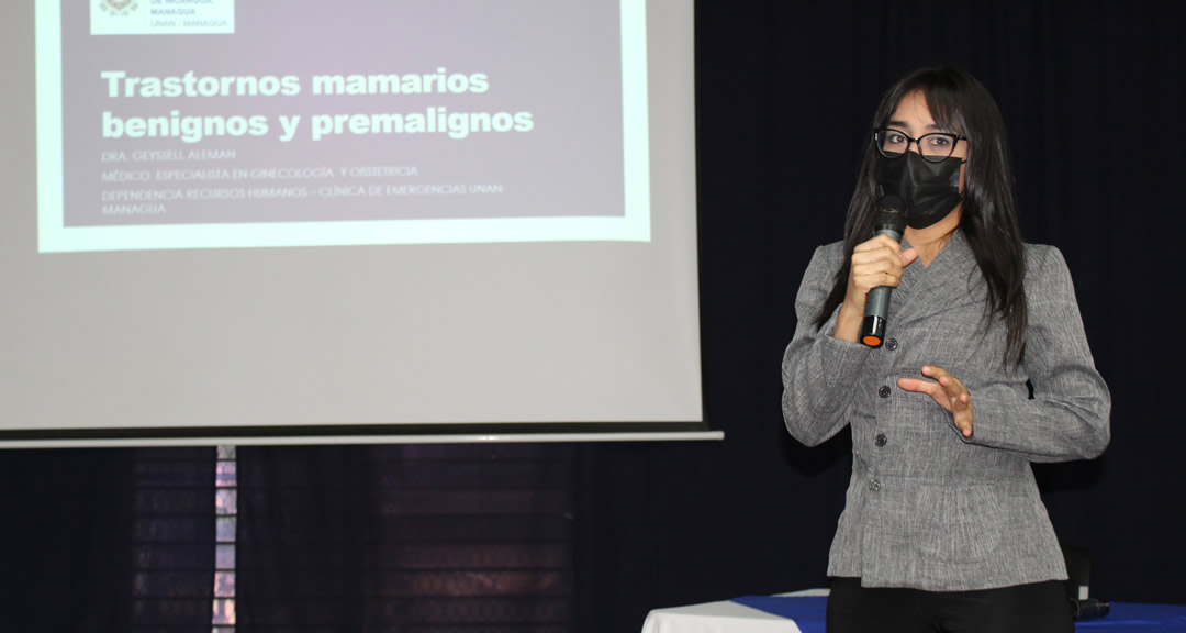 Trabajadoras de la UNAN-Managua se sensibilizan sobre detección temprana del cáncer de mama