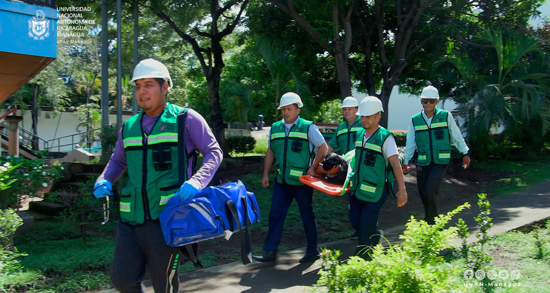 UNAN-Managua participa en el II Ejercicio Nacional de Preparación para Proteger la vida