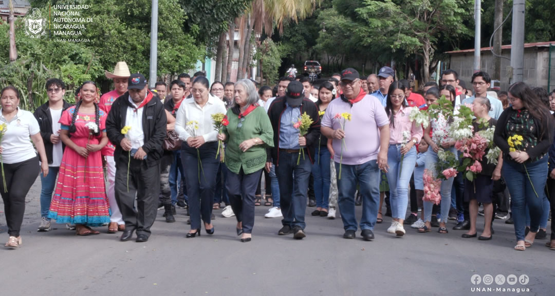 UNAN-Managua conmemoró los 46 años del paso a la inmortalidad de Miguel Bonilla Obando