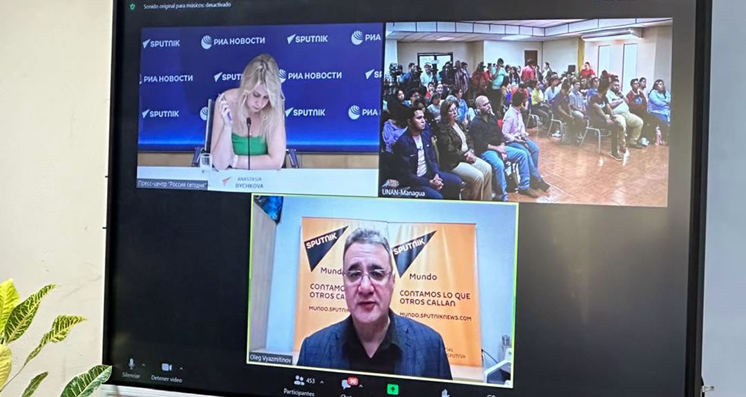 Experto de la Agencia de Noticias Sputnik aborda en la UNAN-Managua las tendencias de la industria mediática