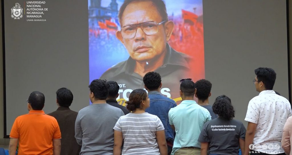 Legado de lucha y amor patriótico del comandante Tomás Borge, presente en la comunidad universitaria