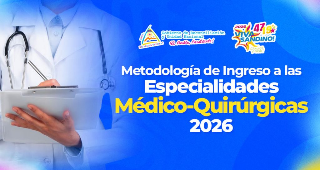 Metodología de Ingreso a las Especialidades Médico-Quirúrgicas Admisión 2026