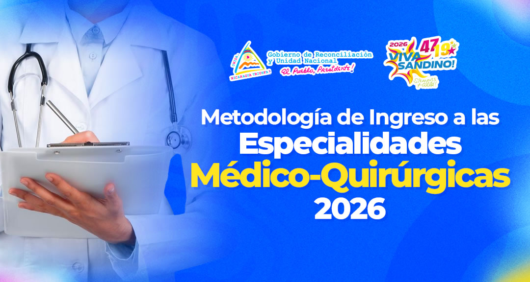 Metodología de Ingreso a las Especialidades Médico-Quirúrgicas Admisión 2026