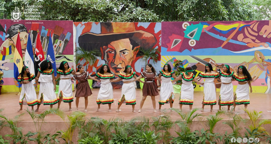Jóvenes Universitarios son protagonistas del Festival de la Cultura Popular Nicaragüense