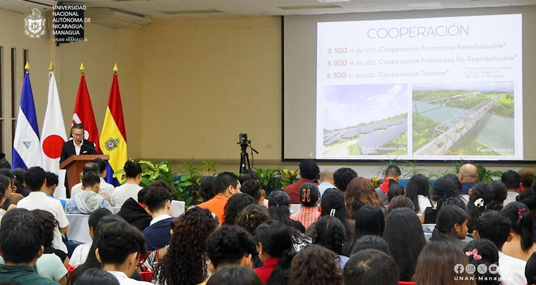 Conferencia magistral proyecta la hermandad y cooperación en 90 años entre Nicaragua y Japón