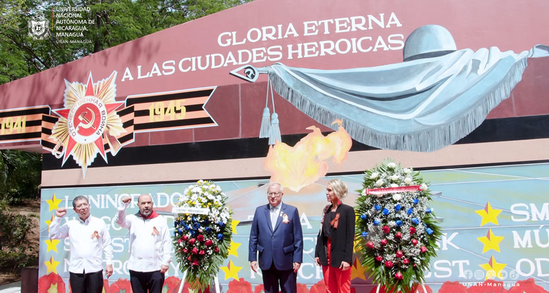 UNAN-Managua conmemora el 81 aniversario de la Gran Victoria sobre el Fascismo