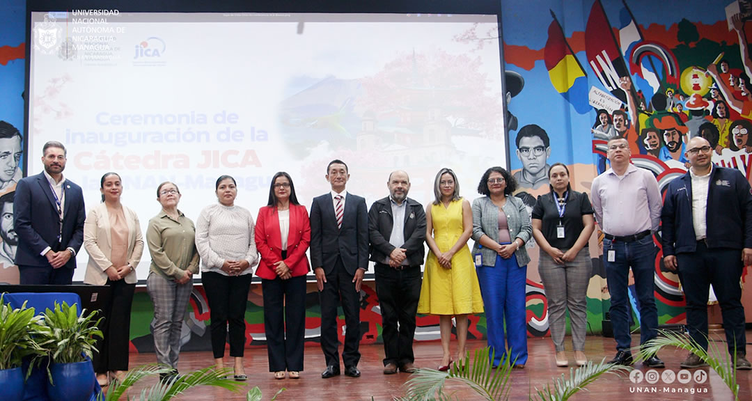 Inicia II Ciclo de Conferencia de la Cátedra JICA en la UNAN-Managua