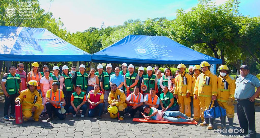 UNAN-Managua se suma al IV Ejercicio Nacional de Preparación para Proteger la Vida