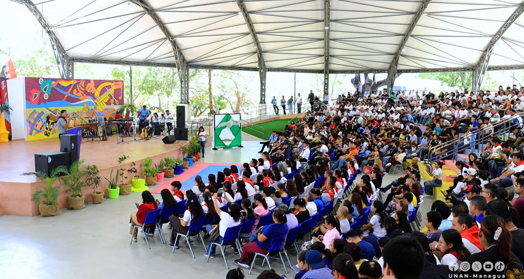 Concierto de música revolucionaria celebra el Día Nacional de la Paz y Deportista en la UNAN-Managua