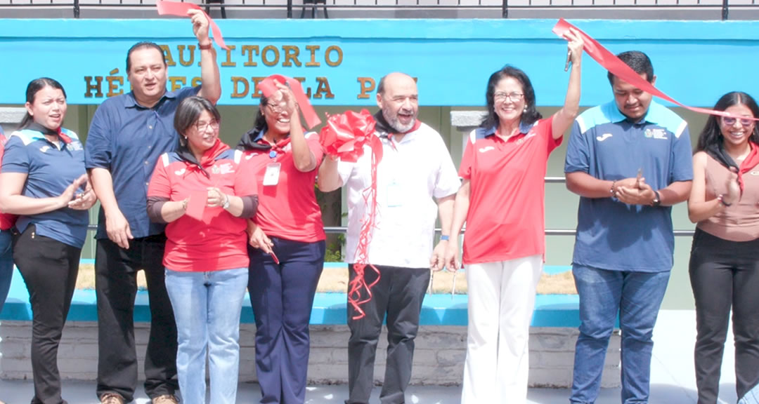 UNAN-Managua realizó la reinauguración del auditorio “Héroes de la Paz”