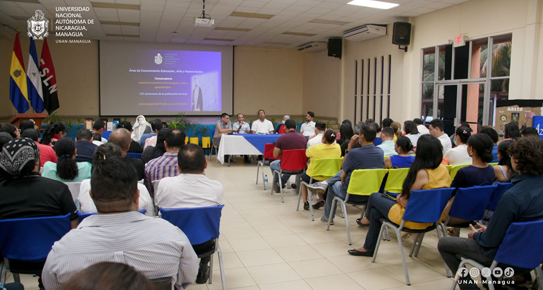 Conversatorio «Azul... puente entre lenguas, artes y aprendizajes»
