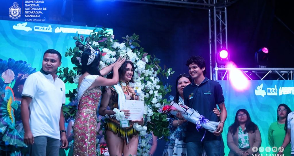 UNAN-Managua obtiene la coronación en el certamen Reina de la Madre Tierra 2025