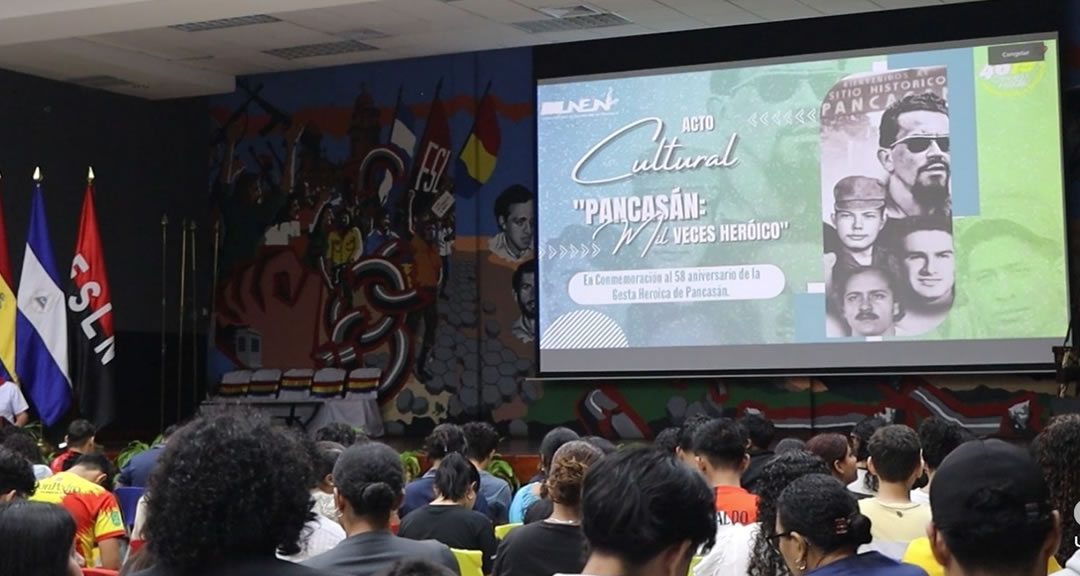 Con acto cultural «Mil Veces Heroica», militancia conmemora Gesta Heroica de Pancasán