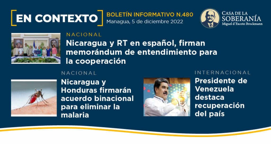 Boletín Informativo No.480