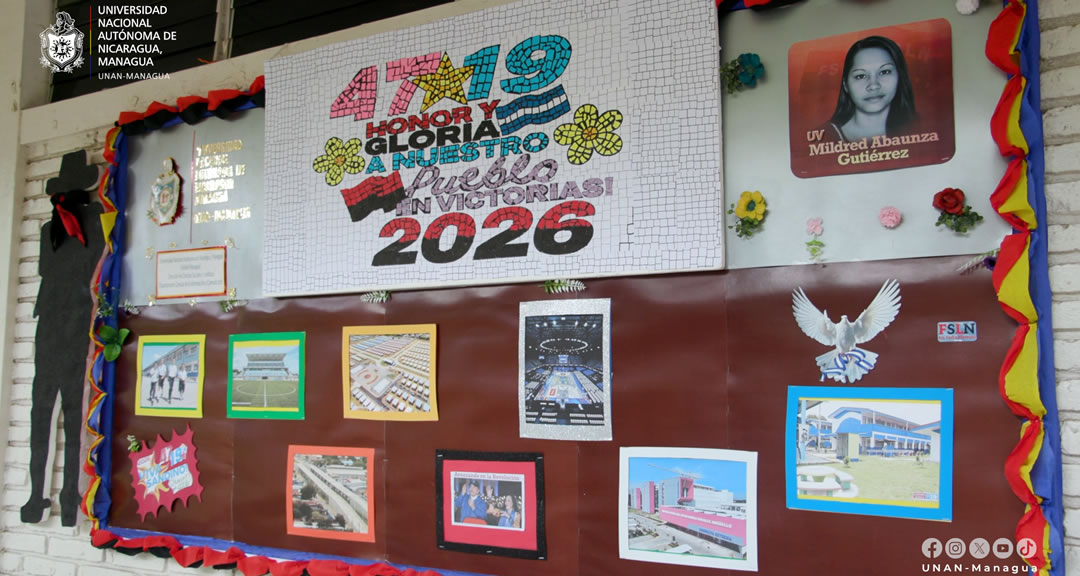 Murales de nuestra universidad resaltan el amor y orgullo revolucionario de nuestra universidad