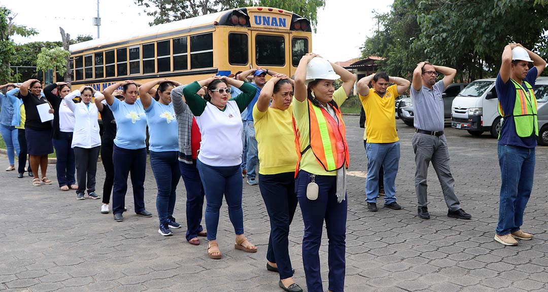 Comunidad universitaria participa con éxito en el cuarto ejercicio nacional de preparación para proteger la vida